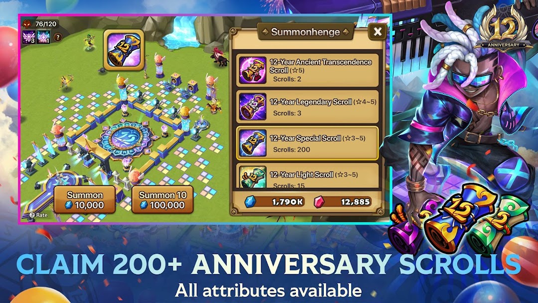 Captura de Summoners War: Sky Arena — arena PvP de monstros